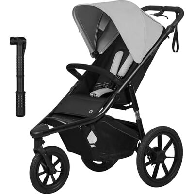 Lionelo Azura Multifunctionele Jogging Buggy – Kinderwagen, Van 6 Maanden tot 22 kg, Driewieler, Inclusief Regenhoes, Volledige Demping, Reflectoren, Verstelbaar en Opvouwbaar (GREY STONE) Lionelo Azura Multifunctionele Jogging Buggy – Kinderwagen, Van 6 Maanden tot 22 kg, Driewieler, Inclusief Regenhoes, Volledige Demping, Reflectoren, Verstelbaar en Opvouwbaar (GREY STONE)