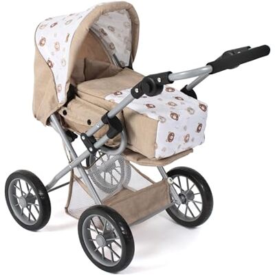 Bayer Chic 2000 ® Leni 3-in-1 combi-kinderwagen, beige beer, opvouwbaar, in hoogte verstelbare handgreep 43-67 cm, draagtas, poppen tot 46 cm, vanaf 3 jaar Bayer Chic 2000 ® Leni 3-in-1 combi-kinderwagen, beige beer, opvouwbaar, in hoogte verstelbare handgreep 43-67 cm, draagtas, poppen tot 46 cm, vanaf 3 jaar