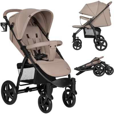 Lionelo Annet Buggy kinderwagen, licht, opvouwbaar, met één hand, tot 22 kg Rugleuning verstelbaar in ligpositie, grote wielen, luifel XXL UPF 50+, compact, incl. beenbedekking, muggennet Lionelo Annet Buggy kinderwagen, licht, opvouwbaar, met één hand, tot 22 kg Rugleuning verstelbaar in ligpositie, grote wielen, luifel XXL UPF 50+, compact, incl. beenbedekking, muggennet