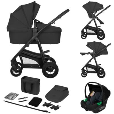Lionelo Bianka 3-in-1 combi-kinderwagen: reiswieg, hangmat en autostoel Omkeerbare zitting, opblaasbare wielen, afdekking UPF50+, eenvoudig inklapbaar, vanaf de geboorte tot 4 jaar Lionelo Bianka 3-in-1 combi-kinderwagen: reiswieg, hangmat en autostoel Omkeerbare zitting, opblaasbare wielen, afdekking UPF50+, eenvoudig inklapbaar, vanaf de geboorte tot 4 jaar