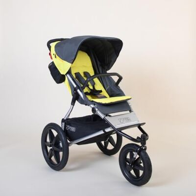 mountain buggy Poussette Buggy Jogger Terrain modèle Heritage V4 Solus Jaune/gris mountain buggy Poussette Buggy Jogger Terrain modèle Heritage V4 Solus Jaune/gris