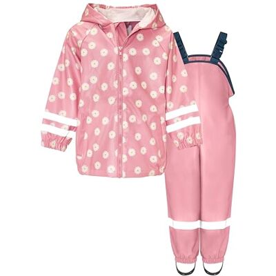 Playshoes Regen-set regenbroek uniseks kinderen (2 stuks), Madeliefje 98 Playshoes Regen-set regenbroek uniseks kinderen (2 stuks), Madeliefje 98