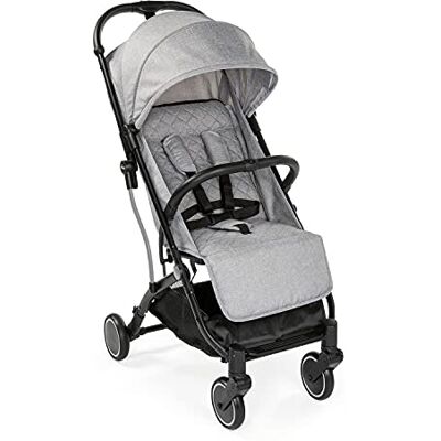Chicco Buggy Trolley Me Opvouwbare Buggy met Trolley-functie Compact Verstelbare Rugleuning Vanaf Geboorte tot 15 kg Light Grey Chicco Buggy Trolley Me Opvouwbare Buggy met Trolley-functie Compact Verstelbare Rugleuning Vanaf Geboorte tot 15 kg Light Grey