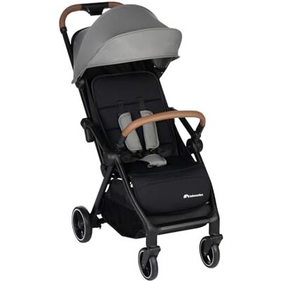 Bebeconfort Sunlite, compacte buggy, 0 tot 4 jaar (max. 22 kg), licht (7,2 kg), ligpositie, compacte kinderwagen, met één hand kantelbaar, grote opbergmand (5 kg), Tinted Grey Bebeconfort Sunlite, compacte buggy, 0 tot 4 jaar (max. 22 kg), licht (7,2 kg), ligpositie, compacte kinderwagen, met één hand kantelbaar, grote opbergmand (5 kg), Tinted Grey