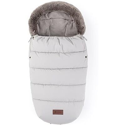 Petite&Mars COMFY 4-in-1 voetenzak voor kinderwagen, kinderwagen, warme wintervoetenzak, waterdicht, winddicht, champagnedouche Petite&Mars COMFY 4-in-1 voetenzak voor kinderwagen, kinderwagen, warme wintervoetenzak, waterdicht, winddicht, champagnedouche