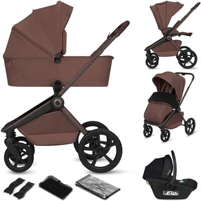 Lionelo Freya 3-in-1 combi-kinderwagen: opvouwbare reiswieg + autostoel Lionelo Freya 3-in-1 combi-kinderwagen: opvouwbare reiswieg + autostoel