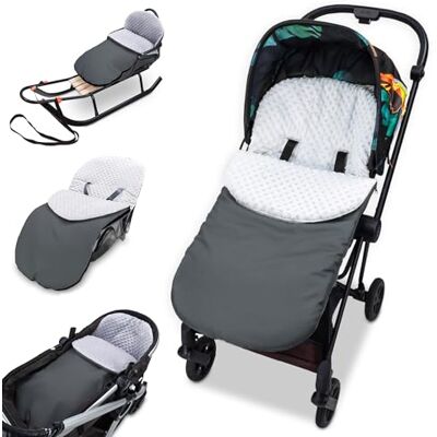 Totsy Baby Babyvoetenzak, kinderwagen, 90 x 45 cm, minky: 90 x 45 cm, zachte voering en universele pasvorm, winddicht, wasbaar op 30 graden, buggy, baby en kind, Oeko-Tex 90 x 45 cm Totsy Baby Babyvoetenzak, kinderwagen, 90 x 45 cm, minky: 90 x 45 cm, zachte voering en universele pasvorm, winddicht, wasbaar op 30 graden, buggy, baby en kind, Oeko-Tex 90 x 45 cm