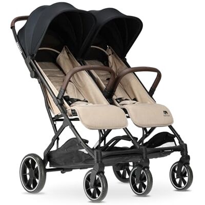 Deryan Rolo X2 XL 2-in-1 buggy, opvouwbare kinderwagen, vanaf de geboorte tot 4 jaar, belastbaar tot 22 kg, opvouwbare buggy, compact en opvouwbaar, nougat Deryan Rolo X2 XL 2-in-1 buggy, opvouwbare kinderwagen, vanaf de geboorte tot 4 jaar, belastbaar tot 22 kg, opvouwbare buggy, compact en opvouwbaar, nougat