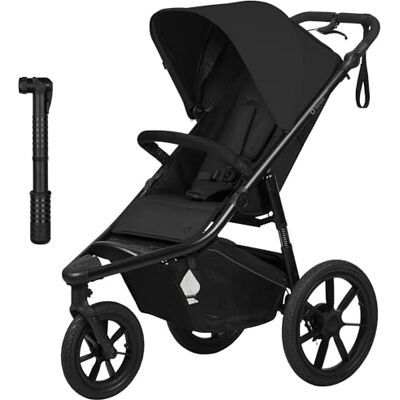 Lionelo Azura Multifunctionele Jogging Buggy – Kinderwagen, Van 6 Maanden tot 22 kg, Driewieler, Inclusief Regenhoes, Volledige Demping, Reflectoren, Verstelbaar en Opvouwbaar (BLACK ONYX) Lionelo Azura Multifunctionele Jogging Buggy – Kinderwagen, Van 6 Maanden tot 22 kg, Driewieler, Inclusief Regenhoes, Volledige Demping, Reflectoren, Verstelbaar en Opvouwbaar (BLACK ONYX)