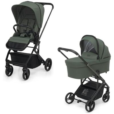 Foppapedretti Tictoc Duo kinderwagen + reiswieg, olijf Foppapedretti Tictoc Duo kinderwagen + reiswieg, olijf