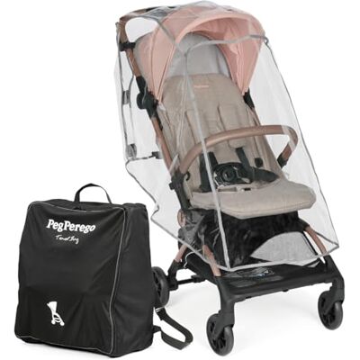 Peg Perego Volo Lichte kinderwagen met regenbescherming, handbagageformaat, geschikt voor het vliegtuig, compact, vanaf de geboorte tot 22 kg, inclusief reistas, My Amour Peg Perego Volo Lichte kinderwagen met regenbescherming, handbagageformaat, geschikt voor het vliegtuig, compact, vanaf de geboorte tot 22 kg, inclusief reistas, My Amour