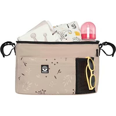 Dooky Buggy Organizer Deluxe Romantic Leaves Beige Dooky Buggy Organizer Deluxe Romantic Leaves Beige