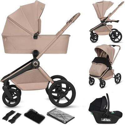Lionelo Freya 3-in-1 combi-kinderwagen: opvouwbare reiswieg + autostoel Lionelo Freya 3-in-1 combi-kinderwagen: opvouwbare reiswieg + autostoel