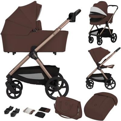 Lionelo Carmine 2-in-1 kinderwagen en zitje, wielen voor alle terreinen Lionelo Carmine 2-in-1 kinderwagen en zitje, wielen voor alle terreinen