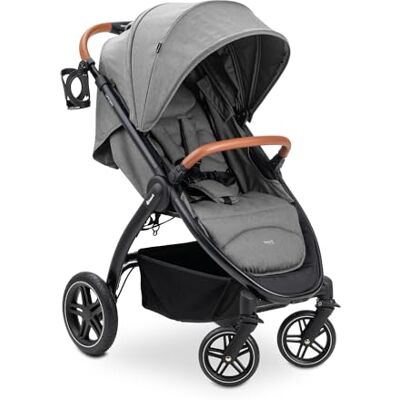 hauck Uptown Kinderwagen met ligpositie vanaf de geboorte, brede zitting tot 22 kg, bekerhouder, rubberen wielen, ophanging, uv-bescherming 50+, opvouwbaar, in hoogte verstelbaar hauck Uptown Kinderwagen met ligpositie vanaf de geboorte, brede zitting tot 22 kg, bekerhouder, rubberen wielen, ophanging, uv-bescherming 50+, opvouwbaar, in hoogte verstelbaar