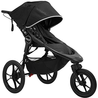 BABY JOGGER Summit X3 Opvouwbare joggingwagen met 3 wielen en handrem, nachtzwart BABY JOGGER Summit X3 Opvouwbare joggingwagen met 3 wielen en handrem, nachtzwart