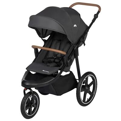 Bebeconfort Cloudy, kinderwagen voor alle terreinen, 0 tot 4 jaar (max. 22 kg), kantelbare kinderwagen, snel opvouwbaar, kinderwagen met 3 wielen, verstelbaar stuur, ruime opbergmand, mineraal grafiet Bebeconfort Cloudy, kinderwagen voor alle terreinen, 0 tot 4 jaar (max. 22 kg), kantelbare kinderwagen, snel opvouwbaar, kinderwagen met 3 wielen, verstelbaar stuur, ruime opbergmand, mineraal grafiet