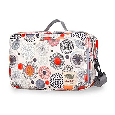 SONARIN Opbergtas voor kinderwagen, kinderwagenorganizer met bekerhouder, 2 haken voor kinderwagen, schouderriem gebruikt als handtas, universeel geschikt voor alle kinderwagen (cirkel) SONARIN Opbergtas voor kinderwagen, kinderwagenorganizer met bekerhouder, 2 haken voor kinderwagen, schouderriem gebruikt als handtas, universeel geschikt voor alle kinderwagen (cirkel)
