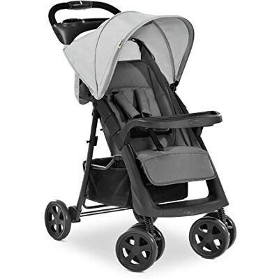hauck Shopper 149164 Neo II buggy tot 25 kg met ligstand vanaf geboorte, compact inklapbaar, lichtgewicht, maar 7,5 kg, met twee bekerhouders -grijs, 1 Stuk hauck Shopper 149164 Neo II buggy tot 25 kg met ligstand vanaf geboorte, compact inklapbaar, lichtgewicht, maar 7,5 kg, met twee bekerhouders -grijs, 1 Stuk