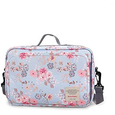 SONARIN Opbergtas voor kinderwagen, kinderwagenorganizer met bekerhouder, 2 haken voor kinderwagen, schouderriem gebruikt als handtas, universeel geschikt voor alle kinderwagens (bloem) SONARIN Opbergtas voor kinderwagen, kinderwagenorganizer met bekerhouder, 2 haken voor kinderwagen, schouderriem gebruikt als handtas, universeel geschikt voor alle kinderwagens (bloem)