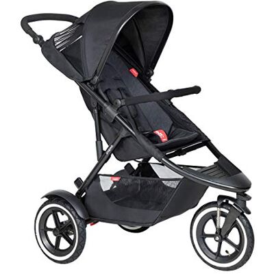 phil&teds Sport V6 2019+ kinderwagen met kussen, zwart phil&teds Sport V6 2019+ kinderwagen met kussen, zwart