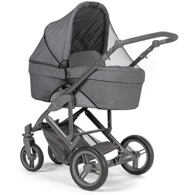 Reer 87021 Universeel vliegengaas voor grote reiswiegen, geschikt voor kinderwagens, buggy's, sportwagens, zwart, extra groot Reer 87021 Universeel vliegengaas voor grote reiswiegen, geschikt voor kinderwagens, buggy's, sportwagens, zwart, extra groot
