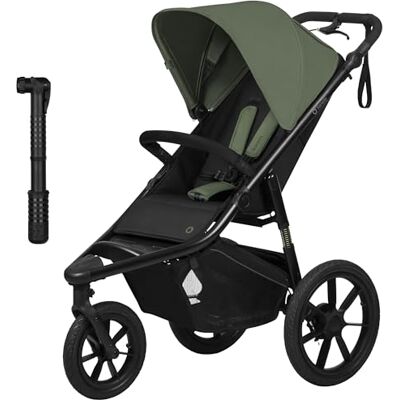 Lionelo Azura Multifunctionele Jogging Buggy – Kinderwagen, Van 6 Maanden tot 22 kg, Driewieler, Inclusief Regenhoes, Volledige Demping, Reflectoren, Verstelbaar en Opvouwbaar (GREEN FOREST) Lionelo Azura Multifunctionele Jogging Buggy – Kinderwagen, Van 6 Maanden tot 22 kg, Driewieler, Inclusief Regenhoes, Volledige Demping, Reflectoren, Verstelbaar en Opvouwbaar (GREEN FOREST)