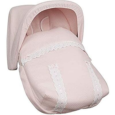 Babyline Babydraagtas, klassiek, roze, babydraagtas, met afdekking en harnashoes, universeel Babyline Babydraagtas, klassiek, roze, babydraagtas, met afdekking en harnashoes, universeel