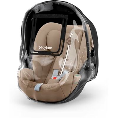 Cybex Regenhoes voor autostoel, beschermhoes Aton en Cloud, transparant Cybex Regenhoes voor autostoel, beschermhoes Aton en Cloud, transparant
