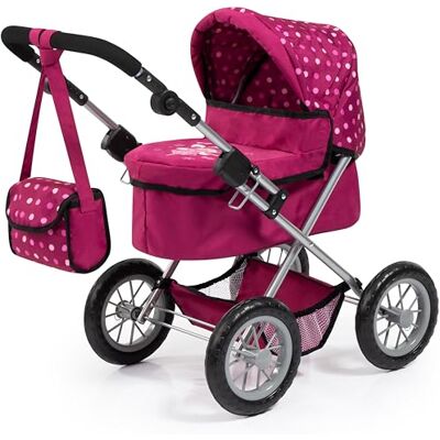 Bayer Design Trendy poppenwagen met schoudertas Bayer Design Trendy poppenwagen met schoudertas