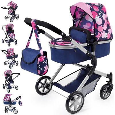 Bayer Design City Neo poppenwagen met tas Bayer Design City Neo poppenwagen met tas