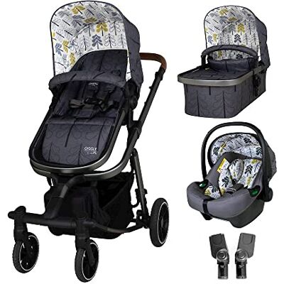 Cosatto Giggle Trail 3-in-1 reissysteem – vanaf de geboorte tot 20 kg – Mutli Terrain banden – inclusief autostoel, adapter en bijpassende regenhoes (Fika Forest) Cosatto Giggle Trail 3-in-1 reissysteem – vanaf de geboorte tot 20 kg – Mutli Terrain banden – inclusief autostoel, adapter en bijpassende regenhoes (Fika Forest)