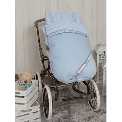 Babyline Bombón voetenzak voor kinderwagen, blauw Babyline Bombón voetenzak voor kinderwagen, blauw
