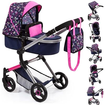 Bayer Design Neo Vario kinderwagen voor poppen met tas Bayer Design Neo Vario kinderwagen voor poppen met tas