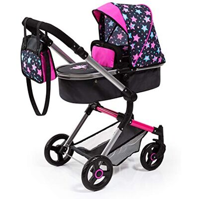 Bayer Design 18406AA Poppenwagen Neo Vario, wandelwagen, verstelbare en zwenkbaar duwstang, met tas Bayer Design 18406AA Poppenwagen Neo Vario, wandelwagen, verstelbare en zwenkbaar duwstang, met tas