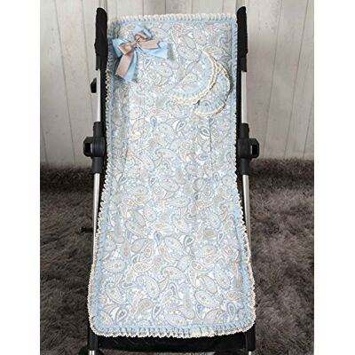 Babyline Caramelo Lichtgewicht matras voor kinderwagen, blauw Babyline Caramelo Lichtgewicht matras voor kinderwagen, blauw