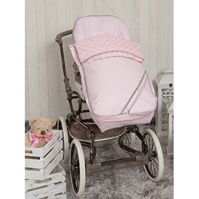 Babyline Bombón voetenzak voor kinderwagen, roze Babyline Bombón voetenzak voor kinderwagen, roze