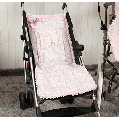Babyline Caramelo lichte matras voor kinderwagen, roze Babyline Caramelo lichte matras voor kinderwagen, roze
