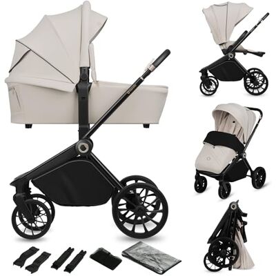 Lionelo Mika Plus combi-kinderwagen, 2-in-1, babywieg en omkeerbare zitting Lionelo Mika Plus combi-kinderwagen, 2-in-1, babywieg en omkeerbare zitting