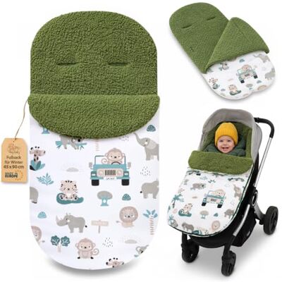 Totsy Baby Babyvoetenzak, kinderwagen, 90 x 45 cm, met lus: 90 x 45 cm, zachte voering en universele pasvorm, winddichte buitenkant, wasbaar op 30 graden, buggy, baby en kind, Oeko-Tex 90 x 45 cm Totsy Baby Babyvoetenzak, kinderwagen, 90 x 45 cm, met lus: 90 x 45 cm, zachte voering en universele pasvorm, winddichte buitenkant, wasbaar op 30 graden, buggy, baby en kind, Oeko-Tex 90 x 45 cm