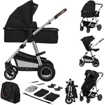 Lionelo Amber 2-in-1 combi-kinderwagen en reiswieg en omkeerbare kinderwagen Lionelo Amber 2-in-1 combi-kinderwagen en reiswieg en omkeerbare kinderwagen