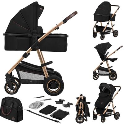 Lionelo Amber 2-in-1 combi-kinderwagen en reiswieg en omkeerbare kinderwagen Lionelo Amber 2-in-1 combi-kinderwagen en reiswieg en omkeerbare kinderwagen