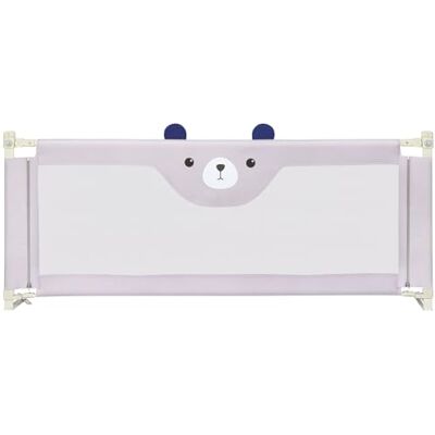 HUOLE Bedhekje voor kinderen, inklapbaar, veiligheidshek, in hoogte verstelbaar, valbescherming voor kinderen, 200 x 100 x 26 cm, grijs HUOLE Bedhekje voor kinderen, inklapbaar, veiligheidshek, in hoogte verstelbaar, valbescherming voor kinderen, 200 x 100 x 26 cm, grijs