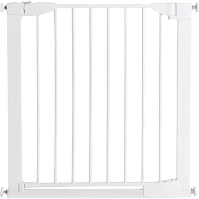 Munchkin Zelfsluitend veiligheidshek, maximale veiligheid en drukaanpassing, openingen van 76 cm tot 82 cm, wit Munchkin Zelfsluitend veiligheidshek, maximale veiligheid en drukaanpassing, openingen van 76 cm tot 82 cm, wit