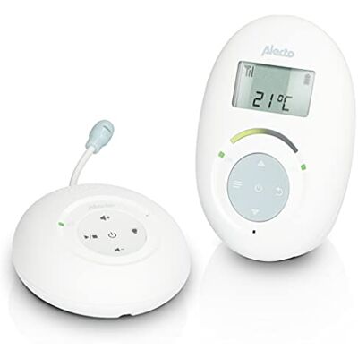 Alecto DBX120 Baby DECT-monitor met volledige eco-modus en wit/blauw display Alecto DBX120 Baby DECT-monitor met volledige eco-modus en wit/blauw display