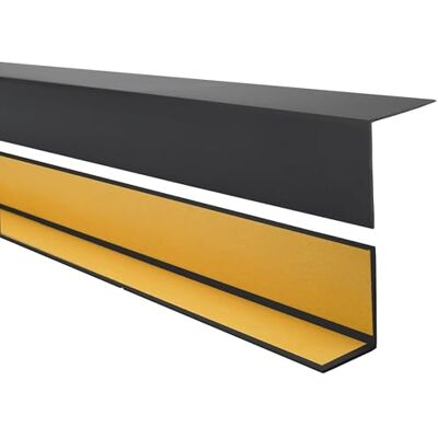Garmin PVC hoeklijst, 35 x 18 mm, stijf, zwart, 100 cm Garmin PVC hoeklijst, 35 x 18 mm, stijf, zwart, 100 cm