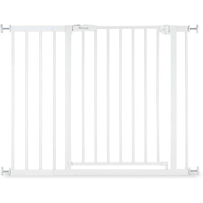 hauck Veiligheidshek voor kinderen, Open N Stop 2, met verlenging 21 cm (breedte 96-101 cm) – zonder boren, bilaterale opening met 1 hand, handmatige vergrendeling, metaal wit hauck Veiligheidshek voor kinderen, Open N Stop 2, met verlenging 21 cm (breedte 96-101 cm) – zonder boren, bilaterale opening met 1 hand, handmatige vergrendeling, metaal wit