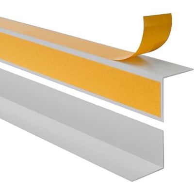 Garmin PVC hoeklijst, 25 x 15 mm, zelfklevend, grijs, 150 cm Garmin PVC hoeklijst, 25 x 15 mm, zelfklevend, grijs, 150 cm