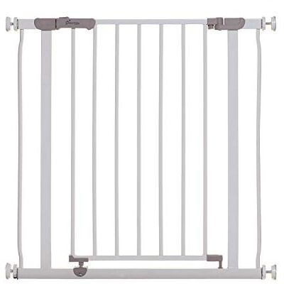 Dreambaby AVA G2095BB veiligheidsrooster voor baby's, drukgemonteerd, geschikt voor een opening van 75 tot 81 cm, met dubbel vergrendelingsmechanisme, wit Dreambaby AVA G2095BB veiligheidsrooster voor baby's, drukgemonteerd, geschikt voor een opening van 75 tot 81 cm, met dubbel vergrendelingsmechanisme, wit