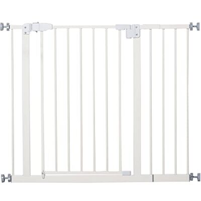 Pawhut Veiligheidshek zonder boren, verstelbare breedte 74-80/91,5-97,5 cm, dubbele vergrendeling, automatische sluiting, hondenbarrière voor deur, hal, trap, staal, wit Pawhut Veiligheidshek zonder boren, verstelbare breedte 74-80/91,5-97,5 cm, dubbele vergrendeling, automatische sluiting, hondenbarrière voor deur, hal, trap, staal, wit